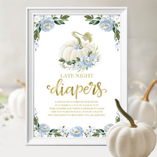 Pumpkin spät nachts Diapers Baby Duschgel Spielzei Poster