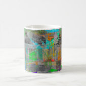 "Pumpkin Spice Abstract" abstrakte Kunst Kaffeetas Kaffeetasse (Mittel)
