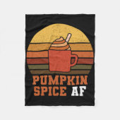 Pumpkin Spice Af - Fall Fleecedecke (Vorderseite)