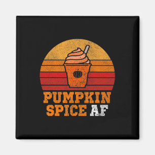 Pumpkin Spice Af Fun Men Husband Apparel Halloween Magnet