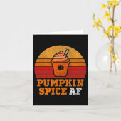 Pumpkin Spice af Fun Men Husnd Apparel Halloween G Karte (Gelbe Blume)