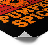 Pumpkin Spice af Fun Men Husnd Apparel Halloween G Poster (Ecke)