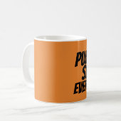 PUMPKIN SPICE ALLES, WAS Kaffee umarmt Kaffeetasse (Vorderseite Links)