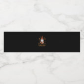 Pumpkin Spice And Everything Nice Fall Gnome Drink Wasserflaschenetikett (Einzelnes Label)