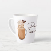 Pumpkin Spice and Jesus Christ Autumn Milchtasse (Linke Ecke)