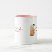 Pumpkin Spice and Jesus Christ (Pink version) Tasse (Zentrum)