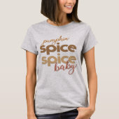Pumpkin Spice Baby T-Shirt (Vorderseite)