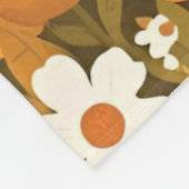 Pumpkin Spice Bear Fleece Blanket (Ecke)
