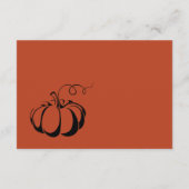 Pumpkin Spice Begleitkarte (Rückseite)