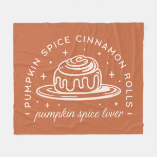 Pumpkin Spice Cinnamon Rolls Fleecedecke