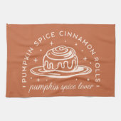 Pumpkin Spice Cinnamon Rolls Geschirrtuch (Horizontal)