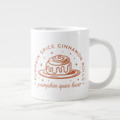 Pumpkin Spice Cinnamon Rolls Jumbo-Tasse (Rechts)