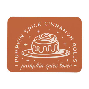 Pumpkin Spice Cinnamon Rolls Magnet