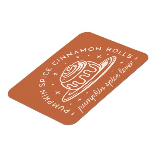 Pumpkin Spice Cinnamon Rolls Magnet (Linke Seite)