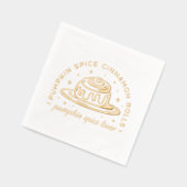 Pumpkin Spice Cinnamon Rolls Servietten Mit Folie (Links)