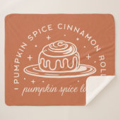Pumpkin Spice Cinnamon Rolls Sherpadecke (Vorderseite (Horizontal))