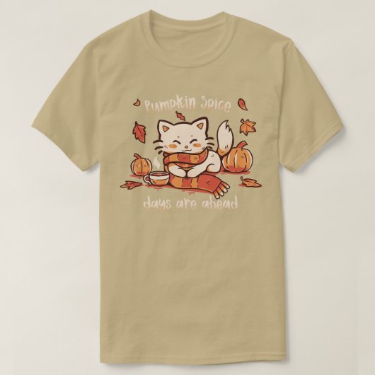 Pumpkin Spice Days T-Shirt (Design vorne)