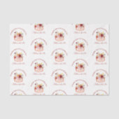 pumpkin spice & everything nice, fall autumn chic seidenpapier (Vorderseite)
