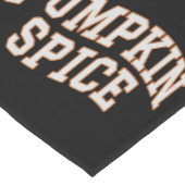 Pumpkin Spice Fall Shirt Erntedank Kurzer Tischläufer (Ecke)
