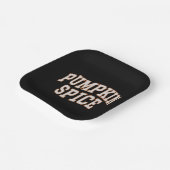 Pumpkin Spice Fall Shirt Erntedank Pappteller (Gewinkelt)