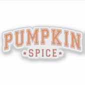 Pumpkin Spice | Fall | Vinyl, kundenspezifisch ges Aufkleber (Vorderseite)