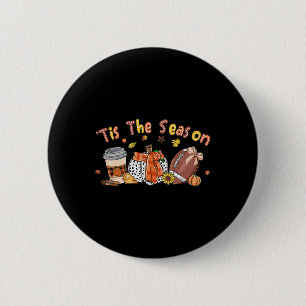 Pumpkin Spice Football Dies ist die Saison Fall Th Button