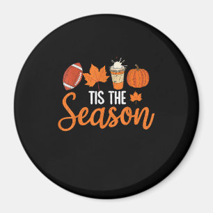Pumpkin Spice Football Dies ist die Saison Fall Th Magnet