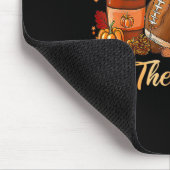 Pumpkin Spice Football Dies ist die Saison Fall Th Mousepad (Ecke)