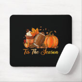 Pumpkin Spice Football Dies ist die Saison Fall Th Mousepad (Mit Mouse)