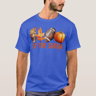 Pumpkin Spice Football Dies ist die Saison Fall Th T-Shirt