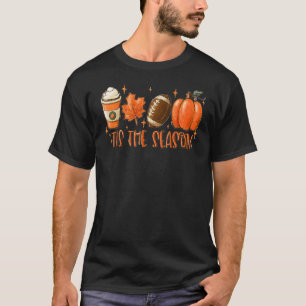 Pumpkin Spice Football Dies ist die Saison Fall Th T-Shirt