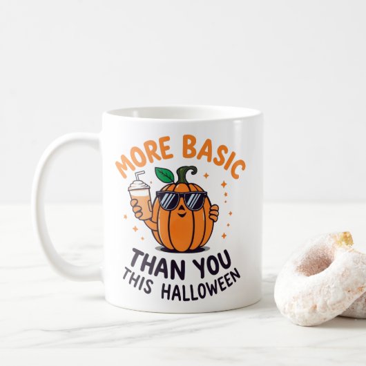 Pumpkin Spice Frappuccino Kaffeetasse (Mit Donut)