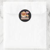 Pumpkin Spice Girl Fall Latte Sticker (Tasche)