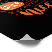 Pumpkin Spice Girl Poster (Ecke)