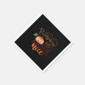 Pumpkin Spice Girl Serviette (Ecke)