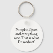 Pumpkin Spice Halloween Keychain - Double-Sided Schlüsselanhänger (Rückseite)