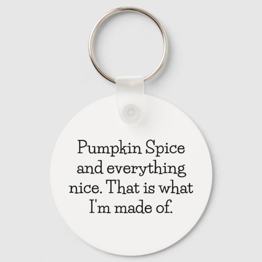Pumpkin Spice Halloween Keychain - Double-Sided Schlüsselanhänger (Rückseite)