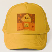 Pumpkin Spice Halloween Trucker Hat Truckerkappe (Vorderseite)