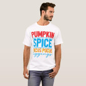 Pumpkin Spice Hocus Pocus Leggings-Hemd T-Shirt (Vorne ganz)