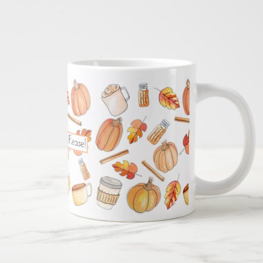 Pumpkin Spice Jumbo-Tasse (Rechts)