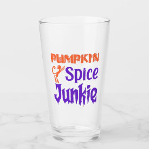 Pumpkin Spice Junkie - Funny Fall Coffee Gift Glas