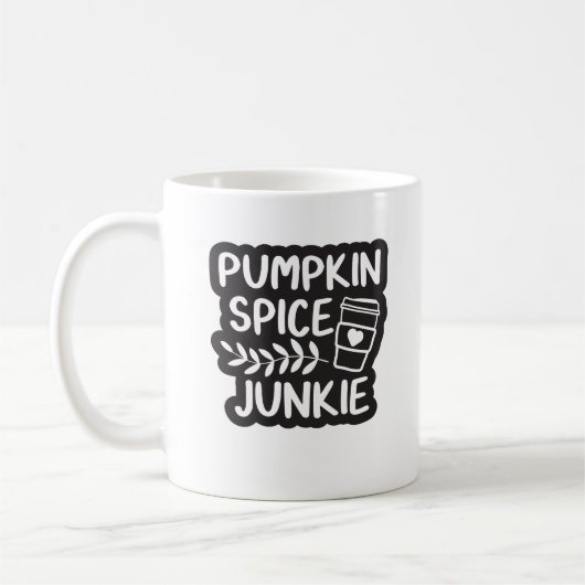 Pumpkin Spice Junkie Kaffeetasse (Links)