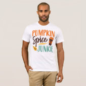 Pumpkin Spice Junkie T-Shirt (Vorne ganz)