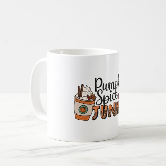 Pumpkin Spice Junkie Tasse Cup (Vorderseite Links)