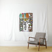 Pumpkin Spice Junkie Wandteppich (Beispiel (Horizontal))