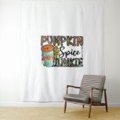 Pumpkin Spice Junkie Wandteppich (Beispiel)