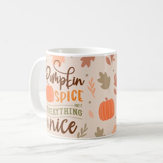 Pumpkin Spice Kaffeetasse (Vorderseite Links)