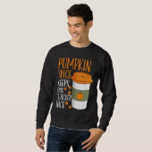Pumpkin Spice Keeps This Teacher Nice Fall Hallowe Sweatshirt (Vorne ganz)