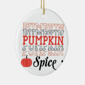 Pumpkin Spice Keramik Ornament (Rechts)