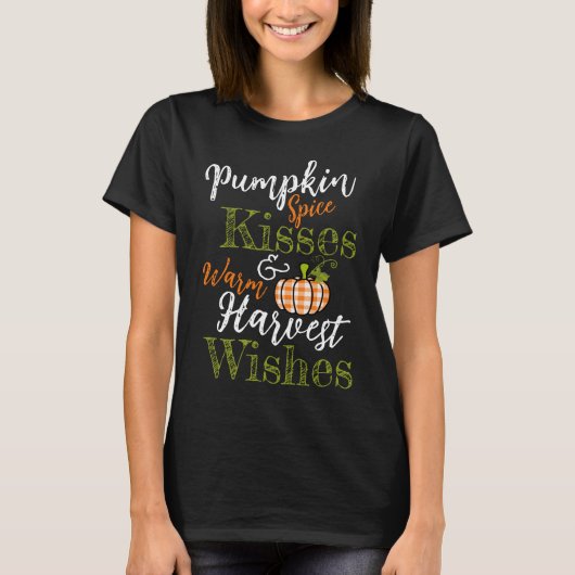 Pumpkin Spice Kisses T-Shirt (Vorderseite)